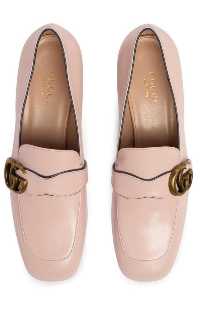 Gucci Marmont 25mm Leather Loafers - Runway Catalog