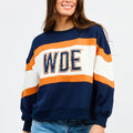 Mary Square Millie Auburn Wide Stripe Top