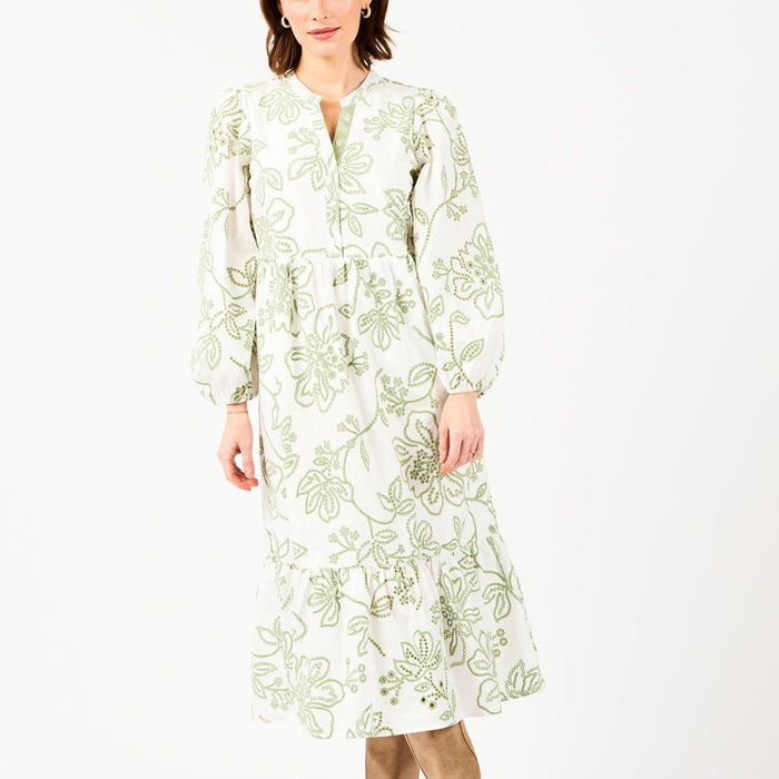 Mary Square Riley Lacecap Dress