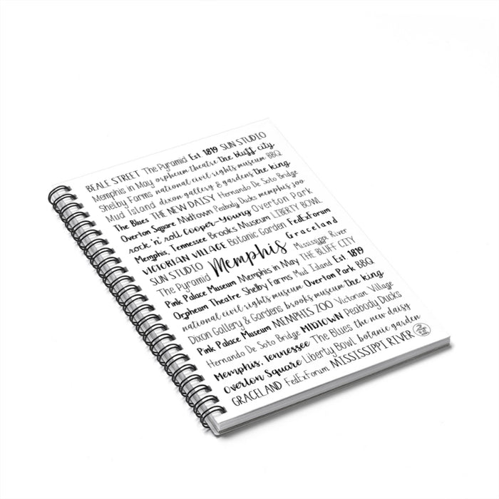 Memphis, TN Spiral Notebook