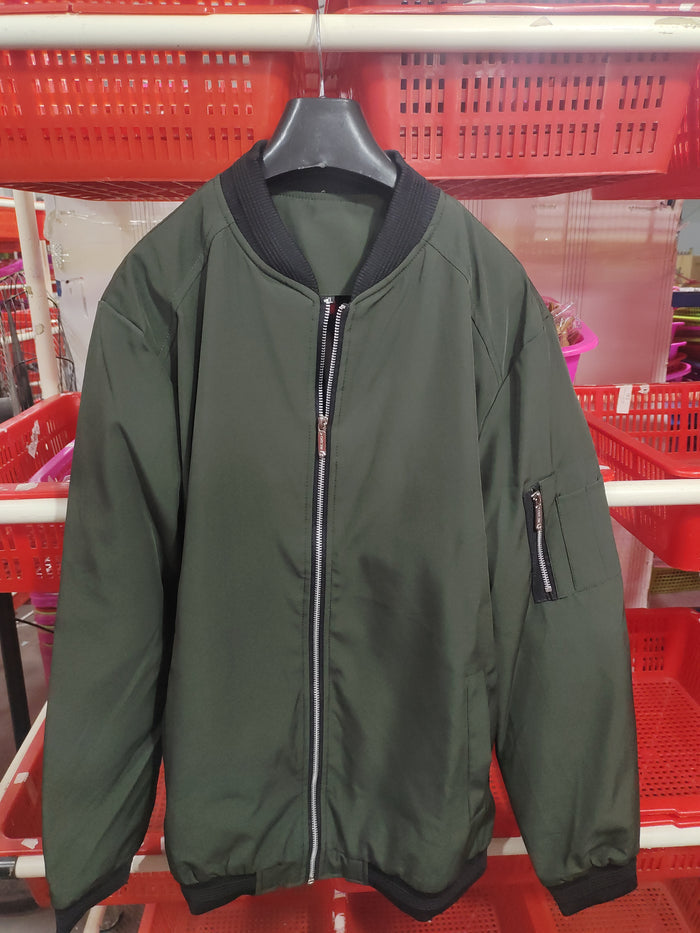 Men's Casual Baseball Jacket | Slim Fit Street Style Zip-Up