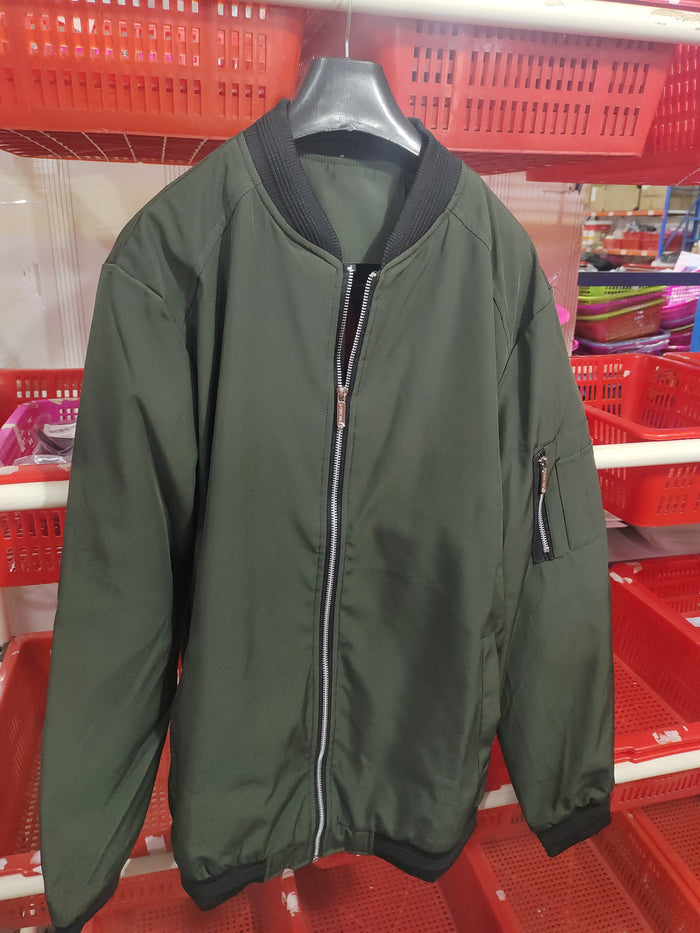 Men's Casual Baseball Jacket | Slim Fit Street Style Zip-Up
