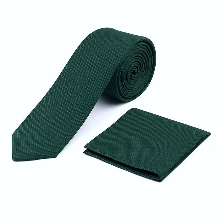 Men's Green Flora Necktie KR 39-Makrom