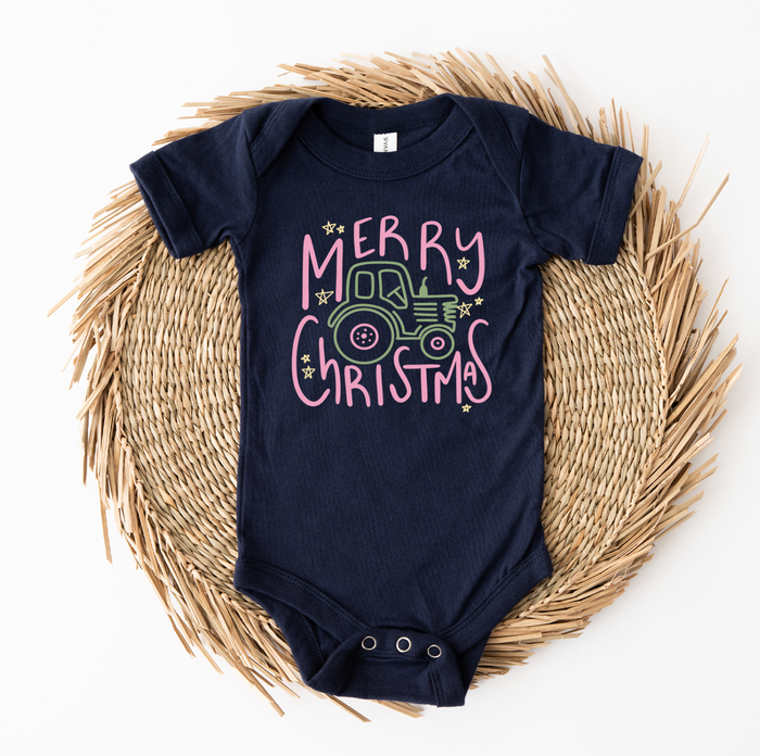 Merry Christmas Tractor– Infant/Toddler/Youth