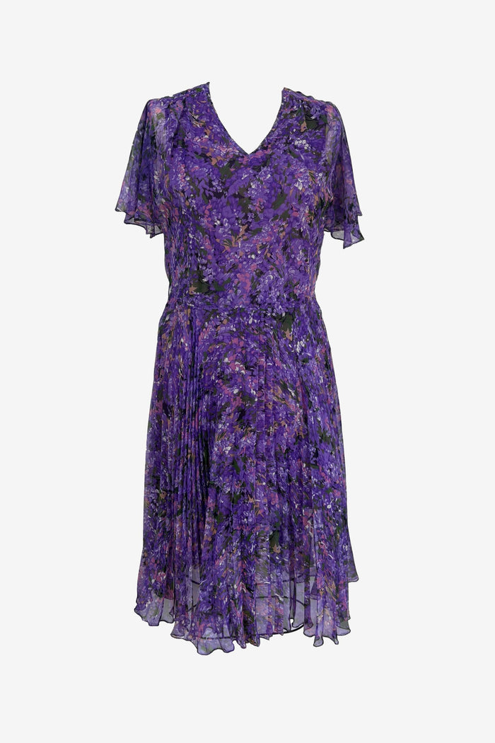 Michael of London Purple Floral  Dress