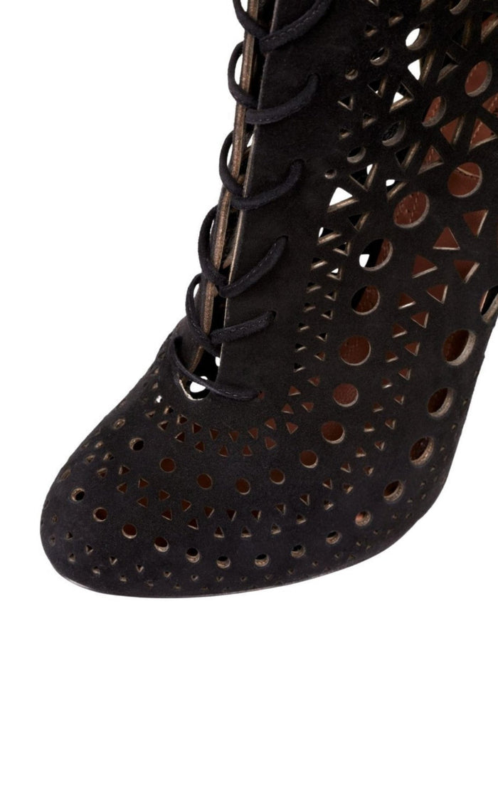 Alaïa Mid Calf Stiletto Boots - Runway Catalog