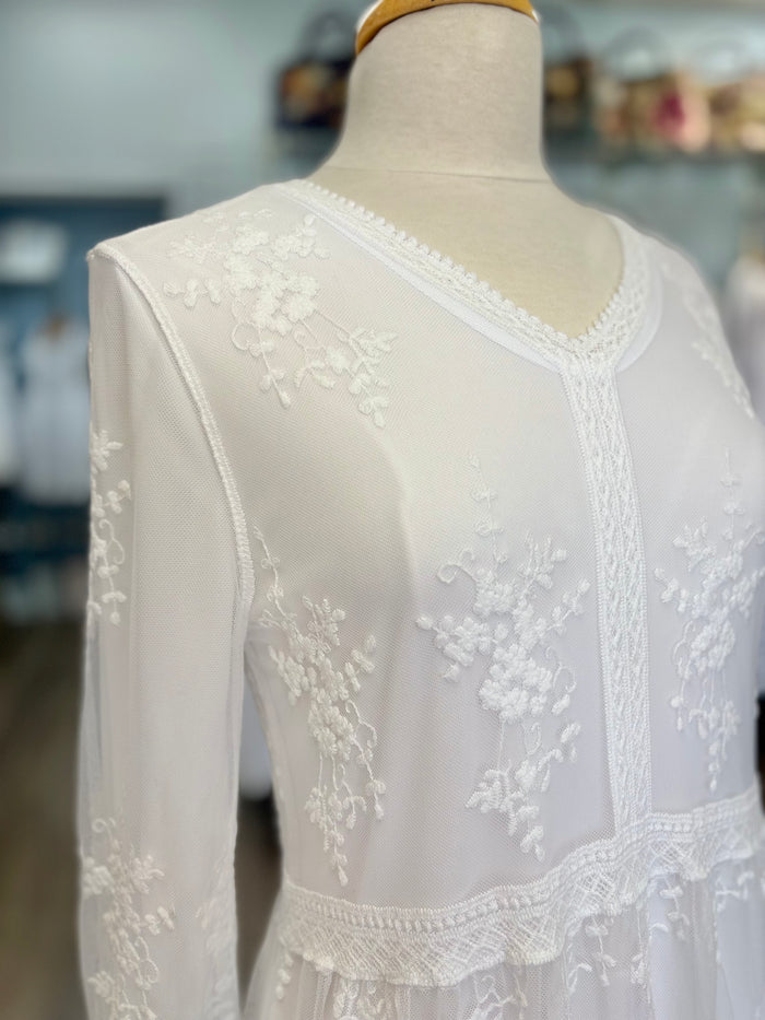 Miranda LDS Temple Dress