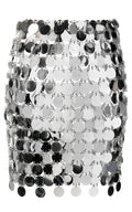 Paco Rabanne Mirror - Effect Mini Skirt - Runway Catalog