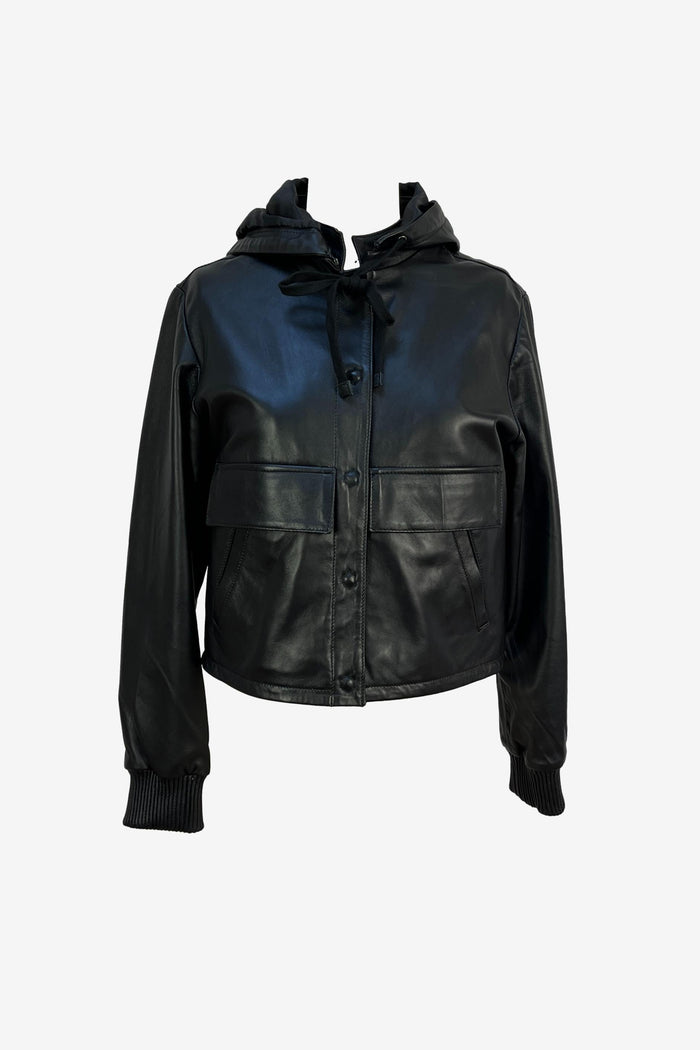 Mishka PU Hooded Jacket