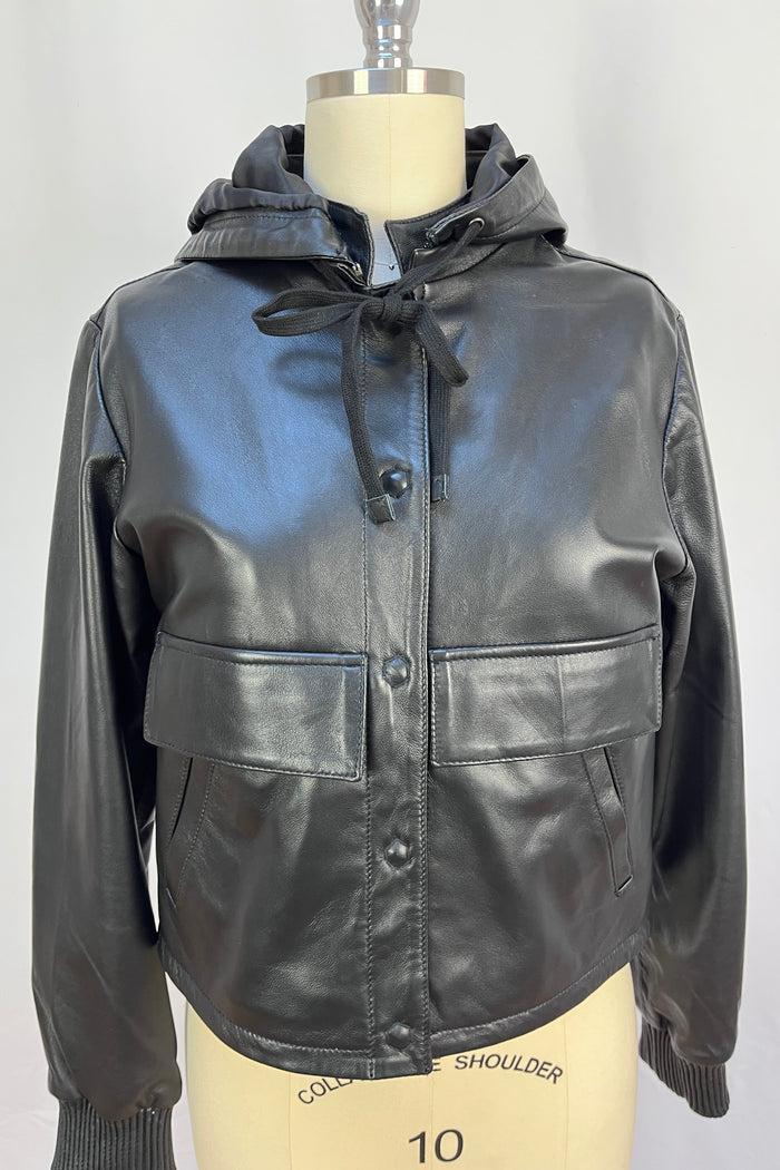Mishka PU Hooded Jacket