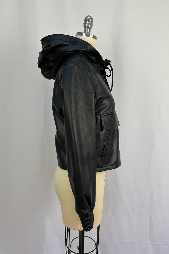 Mishka PU Hooded Jacket