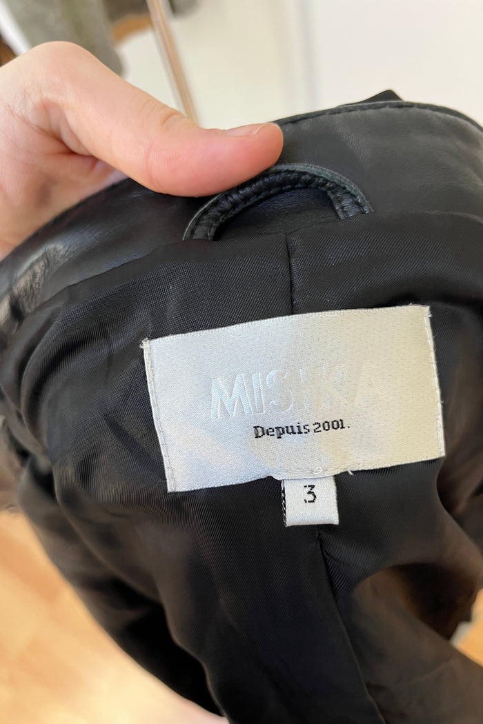 Mishka PU Hooded Jacket