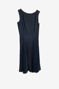Miu Miu Black Pleated Midi Dress image 0