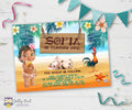 Moana  Birthday Party Invitation