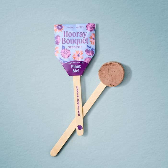 Modern Sprout Flower Pop Trio Pouch