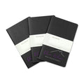 Moleskine® Large Cahier 3-Pack - Black | Custom Branded | Lemon Print