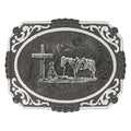 Montana Silversmith Gunmetal Christian Cowboy Buckle