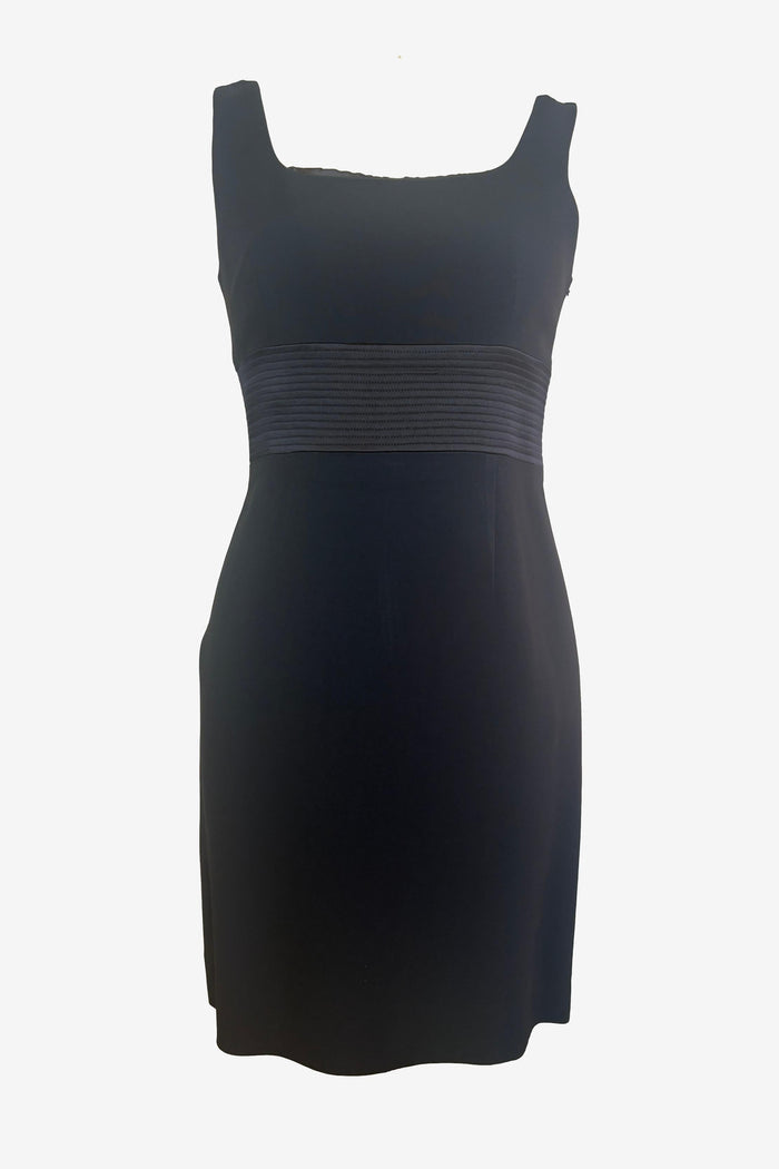 Moschino Couture Navy Dress with Bow Detail