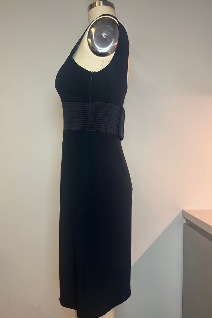 Moschino Couture Navy Dress with Bow Detail