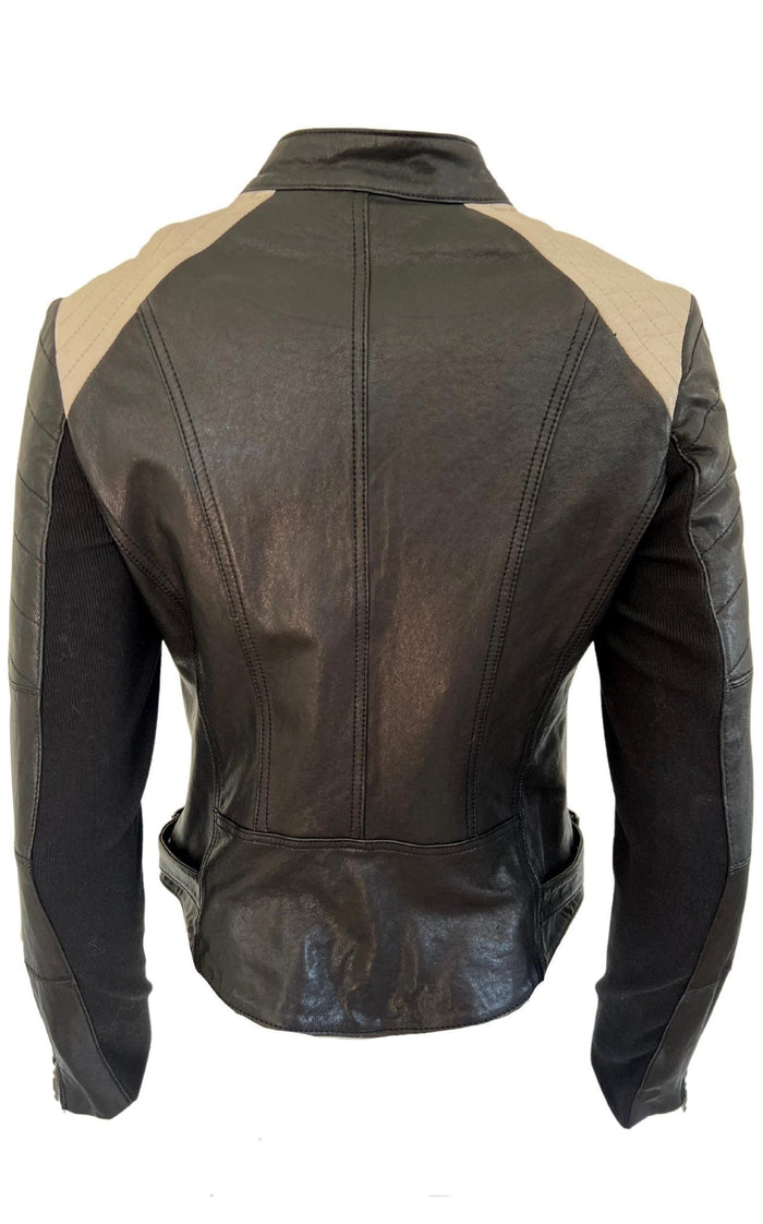 BCBGMAXAZRIA Moto Leather Jacket - Runway Catalog