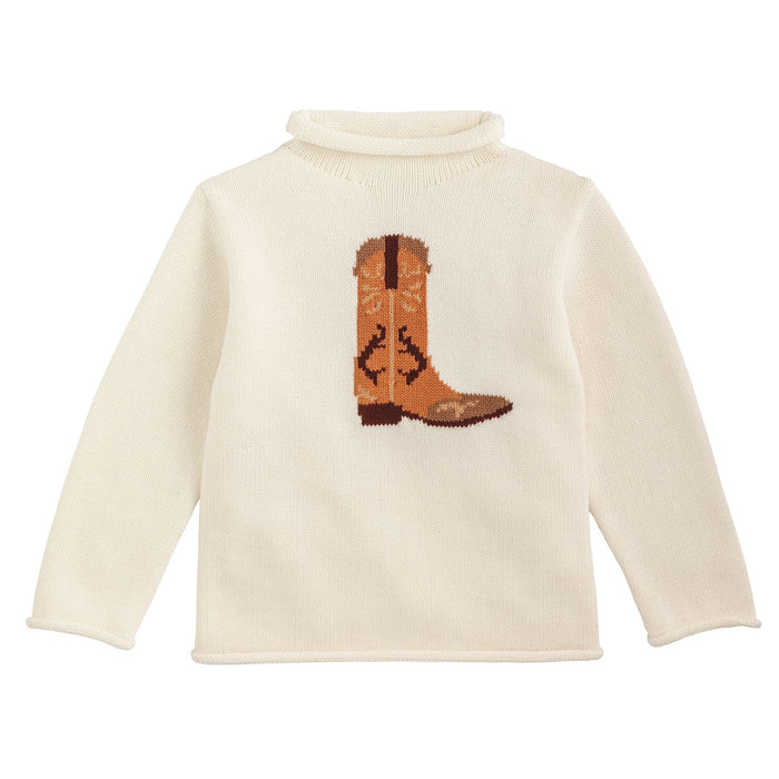 Mudpie- Cowboy Boot Rollneck Sweater #10140092