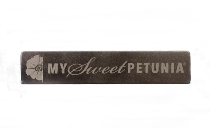 My Sweet Petunia - Bar Magnet. Magnet fits perfectly in the base of the MISTI and measures 2.5" x .5" Due to the brittle nature, they are not eligible for warranty, replacement, returns or exchanges. Available at Embellish Away located in Bowmanville Ontario Canada.