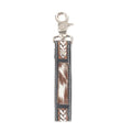 Myra Braided Buckle Hairon Key Fob