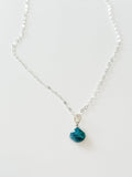Mystic Royal Moonstone Necklace in sterling silver