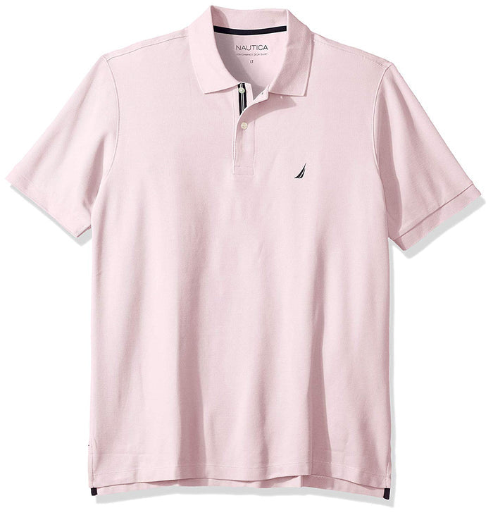 Nautica Playera Polo de Manga Corta para Hombre, Talla Grande y Alta, Ajuste clásico