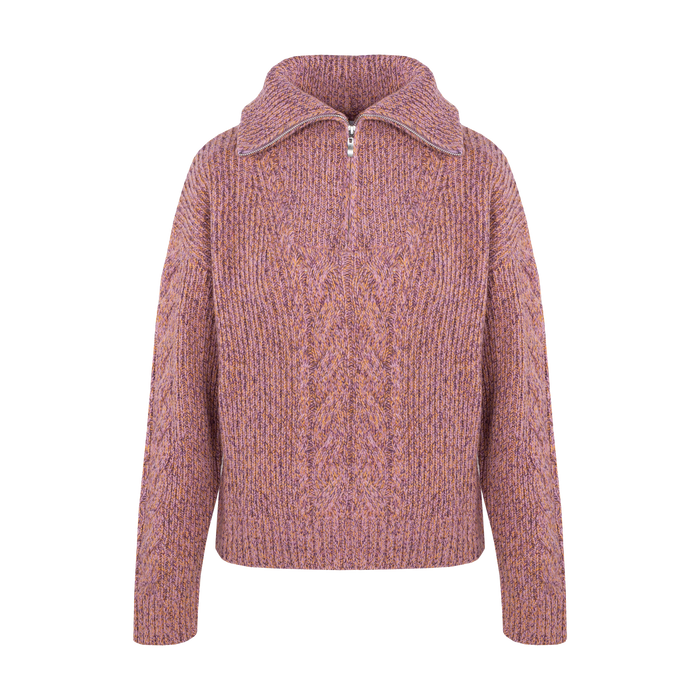 Urban Pioneers Female Neeti Half-zip  PINK MELANGE
