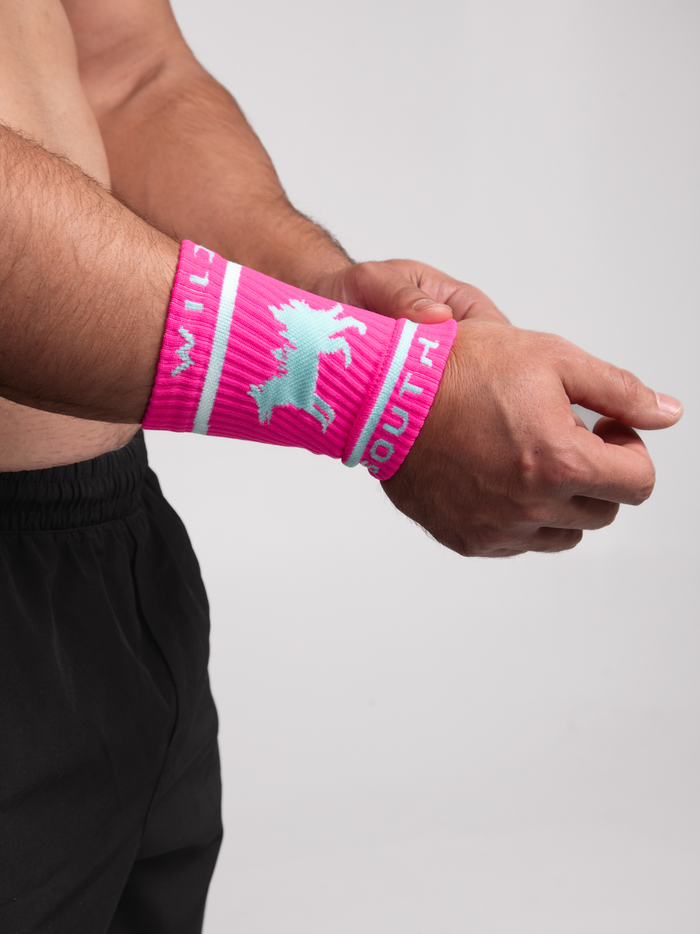 Neon Pink/Blue Wristband