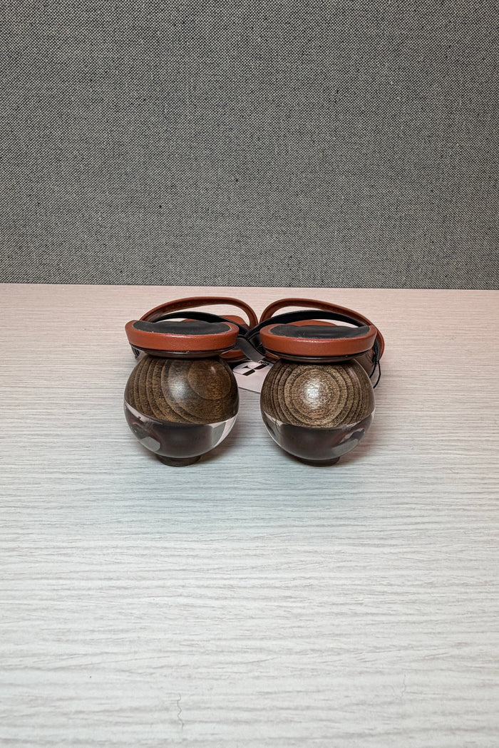 Neous Slide with Acrylic Ball Heel