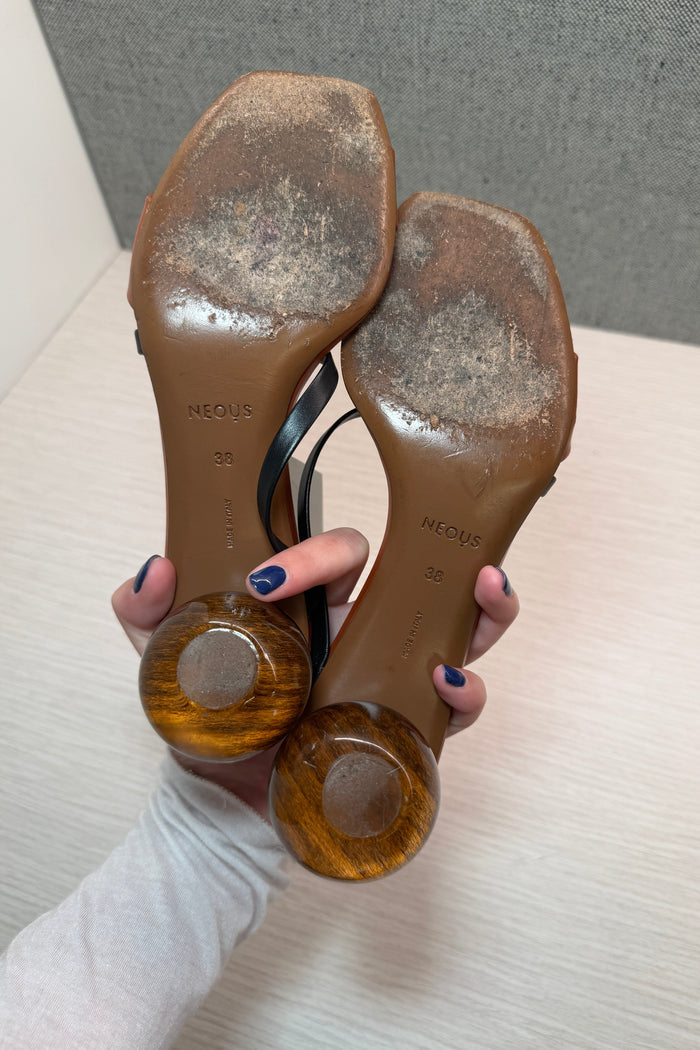 Neous Slide with Acrylic Ball Heel