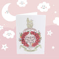 New Born Baby Pink Corps Crest Card