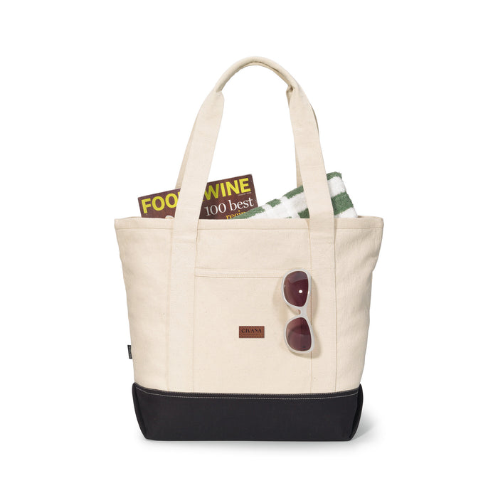 Newport Cotton Zippered Tote