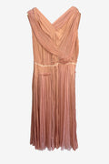Nina Ricci Pink Draped silk dress