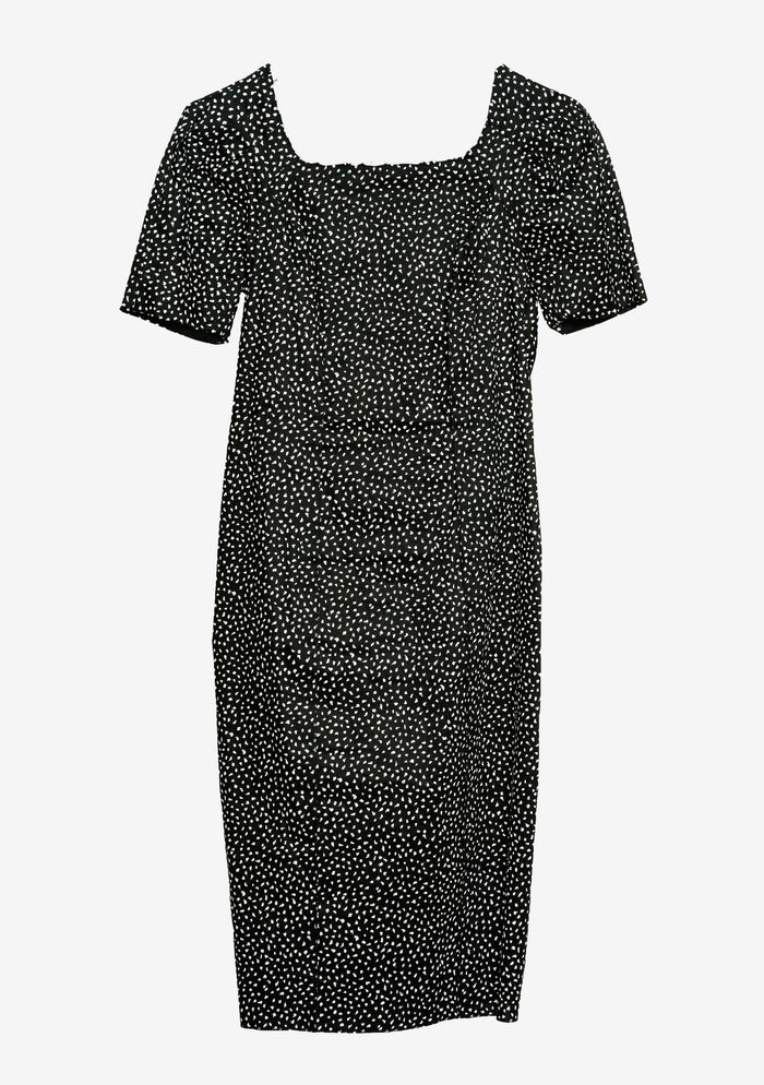 Nina Ricci Spotted Midi Dress