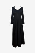 Ninette Melbourne Minimalist Black Maxi Dress