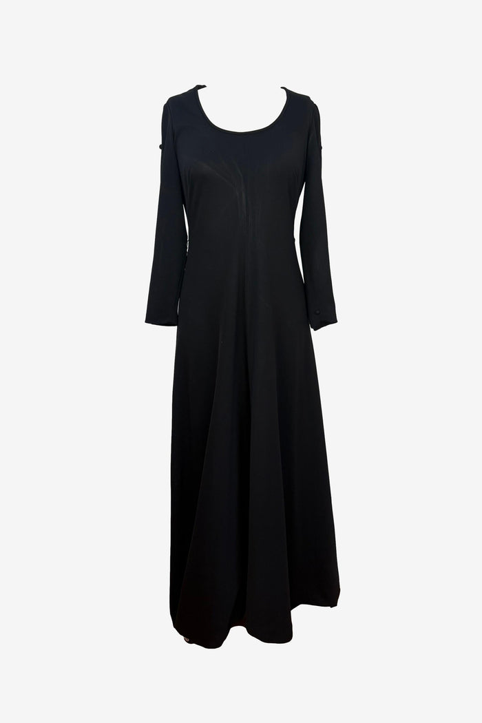 Ninette Melbourne Minimalist Black Maxi Dress