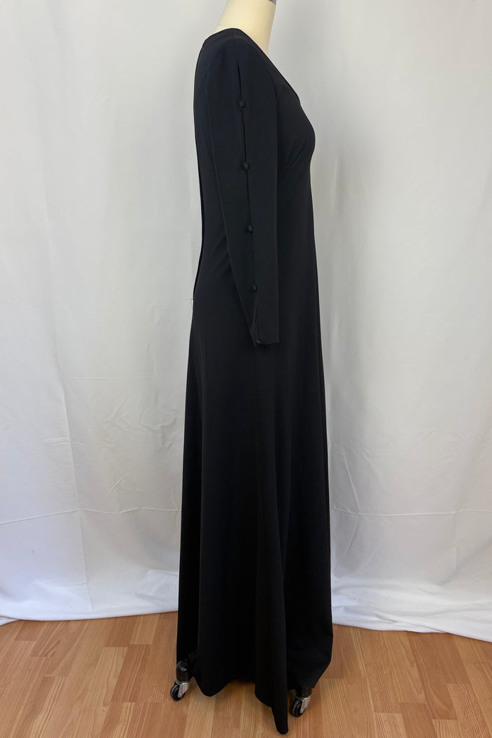 Ninette Melbourne Minimalist Black Maxi Dress