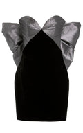 Rasario Off - The - Shoulder Bow Mini Dress - Runway Catalog