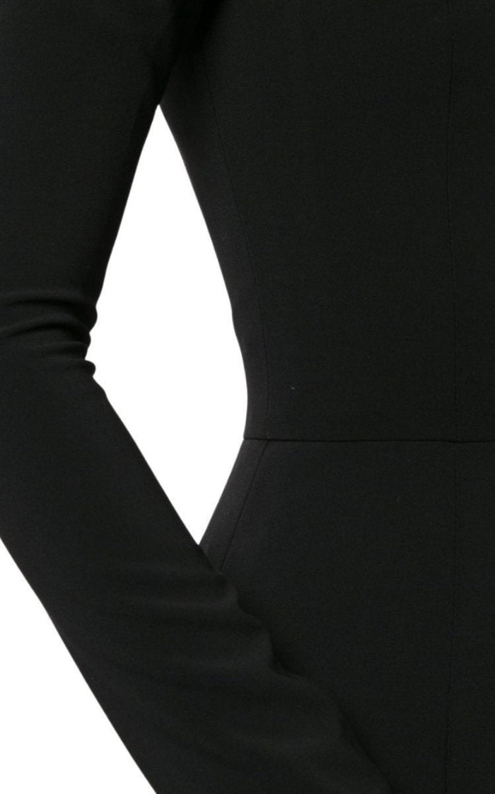 Carolina Herrera Off - the - shoulder Long - sleeve Dress - Runway Catalog