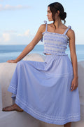 Olivia Skirt- Sconset Blue