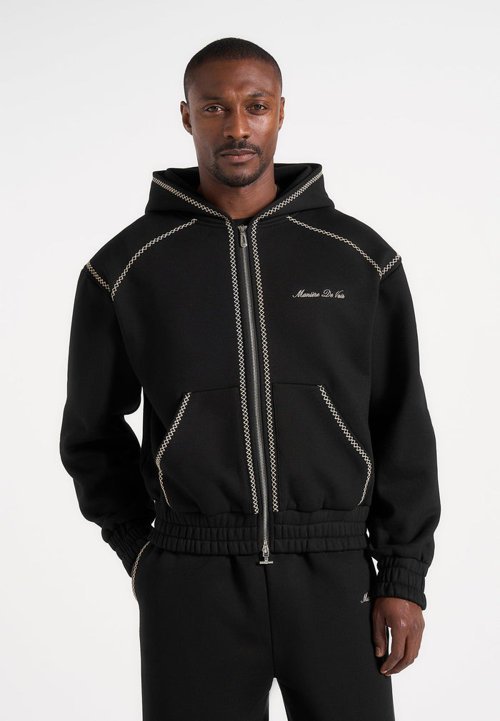 ollie-unisex-whipstitch-raglan-effect-zip-hoodie-black