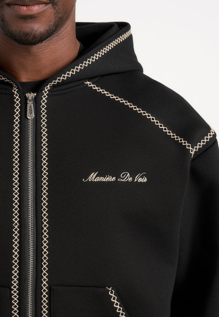 ollie-unisex-whipstitch-raglan-effect-zip-hoodie-black
