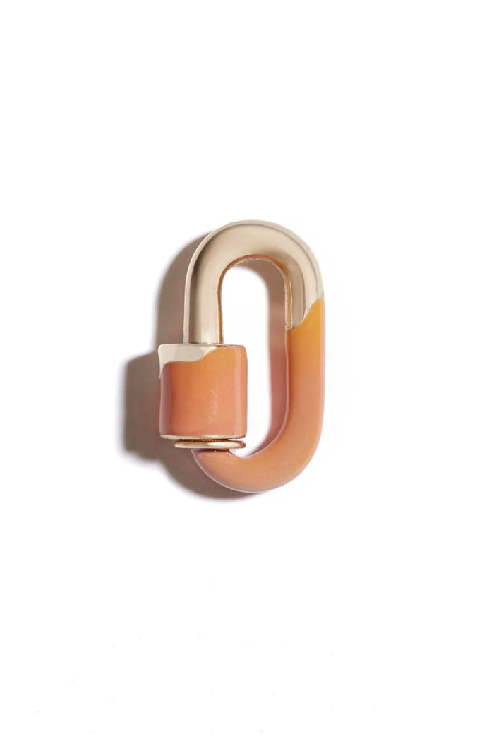 Ombre Chubby Babylock - Peche Enamel 14k Yellow Gold