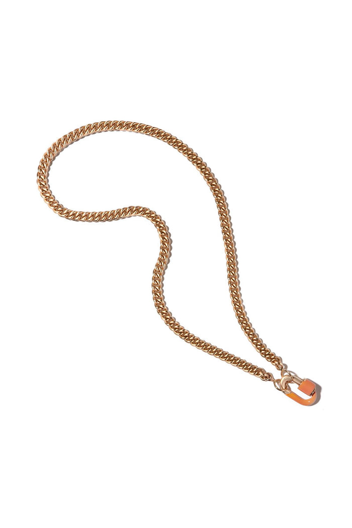 Ombre Chubby Babylock - Peche Enamel 14k Yellow Gold