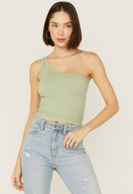 One Shoulder Top image 6
