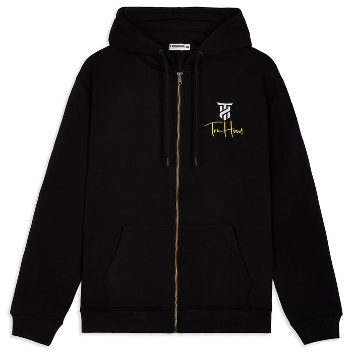 Original Black Tru Man Full Zip Hoodie