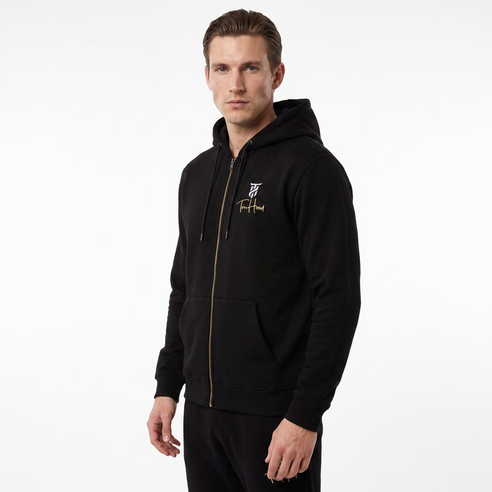Original Black Tru Man Full Zip Hoodie